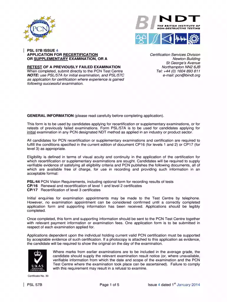 bindt form 57b 2014 Preview on Page 1