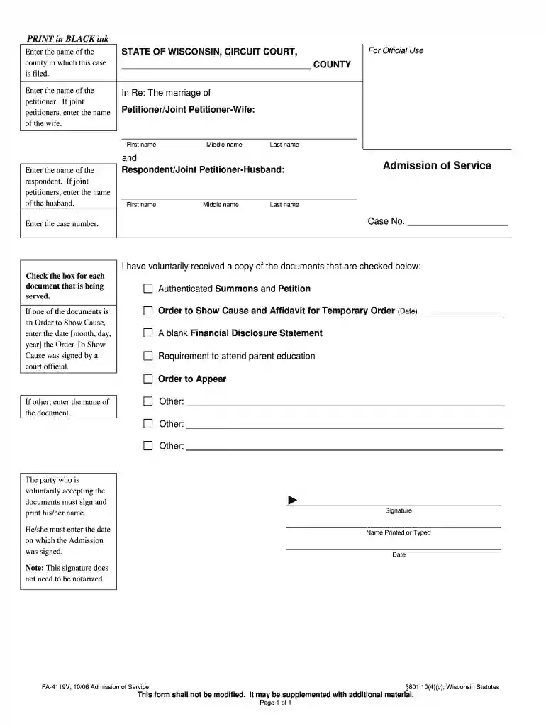 fa 4119v Preview on Page 1