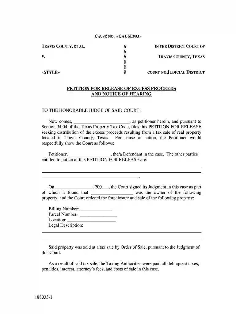 excess proceeds list texas Preview on Page 1