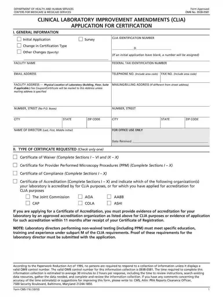 0938 0581 2010 form Preview on Page 1
