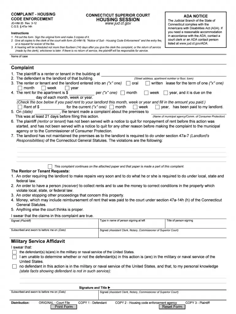 housing violations Preview on Page 1
