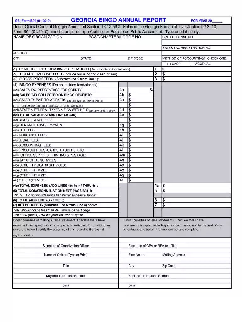 is bingo legal in georgia Preview on Page 1