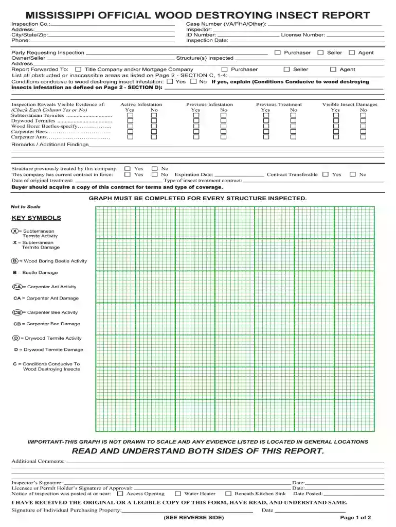wood destroying insect report near me Preview on Page 1