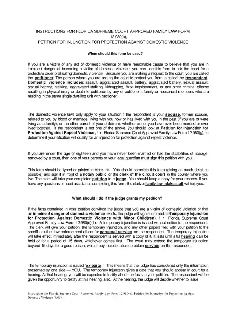 family law form 12 980 Preview on Page 1