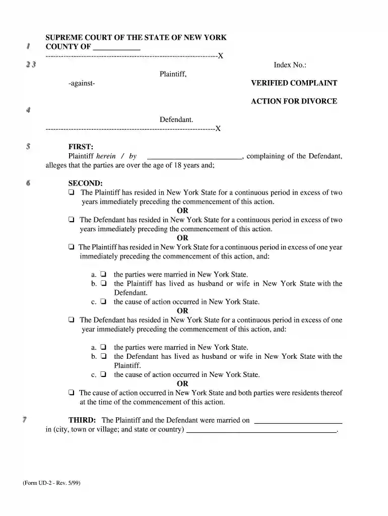 verified complaint Preview on Page 1