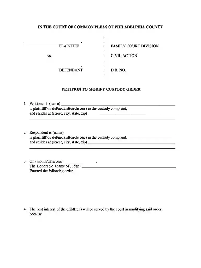 family court forms Preview on Page 1