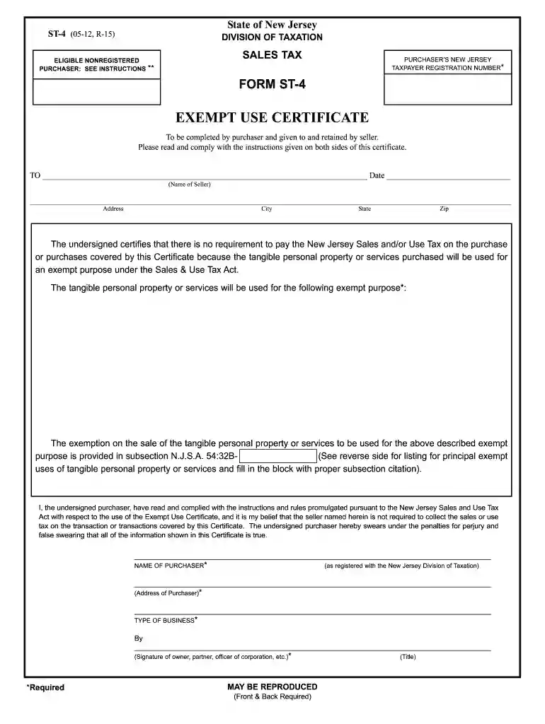 new jersey sales tax Preview on Page 1