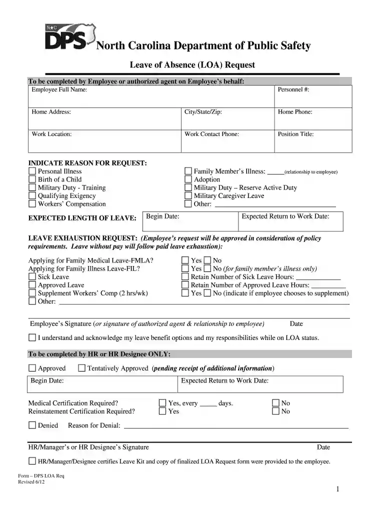 dps medical form Preview on Page 1