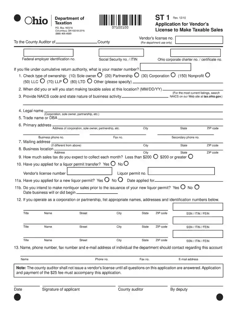 2010 ohio license Preview on Page 1