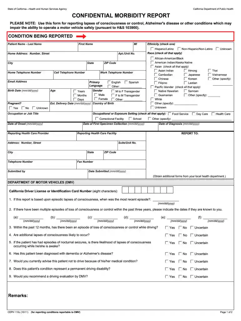 dmv cmr Preview on Page 1