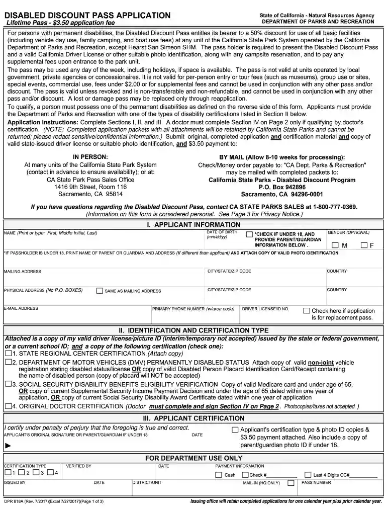 ca state parks pass for seniors Preview on Page 1