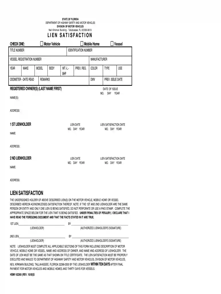 dmv lien paperwork Preview on Page 1