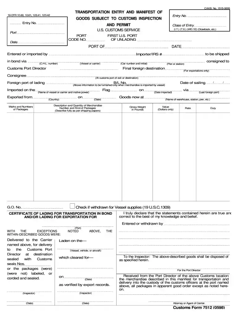 7512 form example Preview on Page 1
