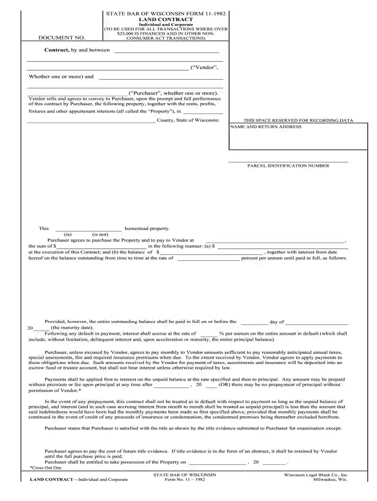 1982 bar form Preview on Page 1