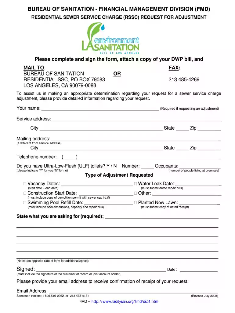 ladwp sewer charges Preview on Page 1