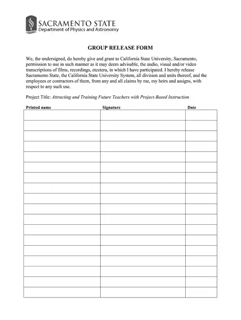 video release form california Preview on Page 1