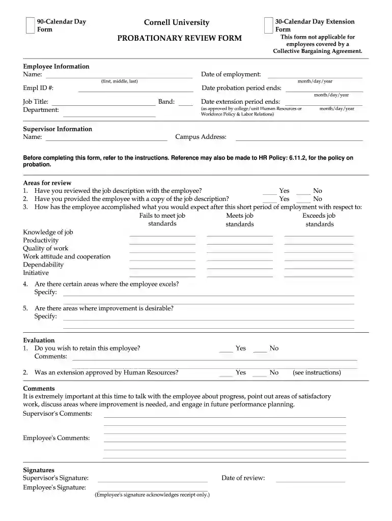 90-Day Form - Cornell University Library - library cornell Preview on Page 1