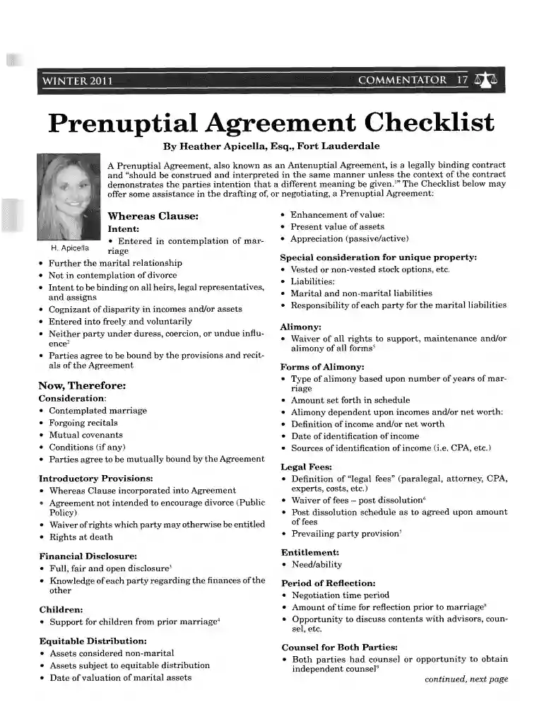 online prenup forms Preview on Page 1