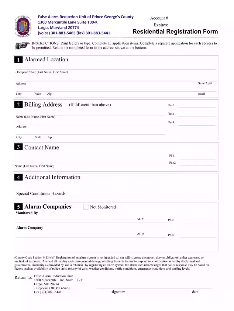 princegeorgescomd alarm billing com Preview on Page 1
