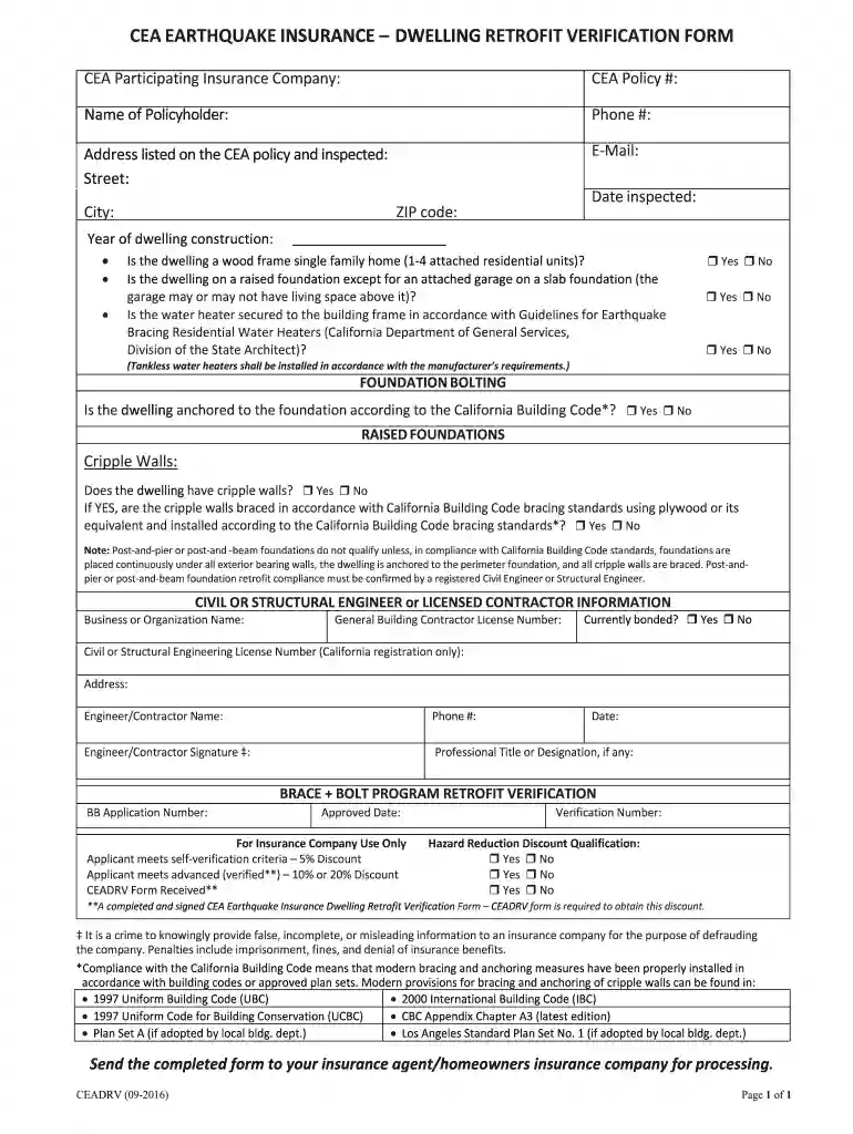 dwelling retrofit verification form Preview on Page 1
