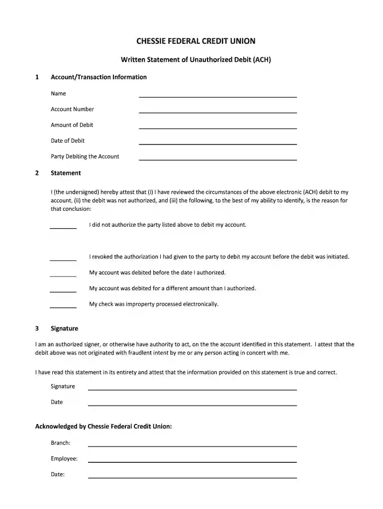 written statement template Preview on Page 1