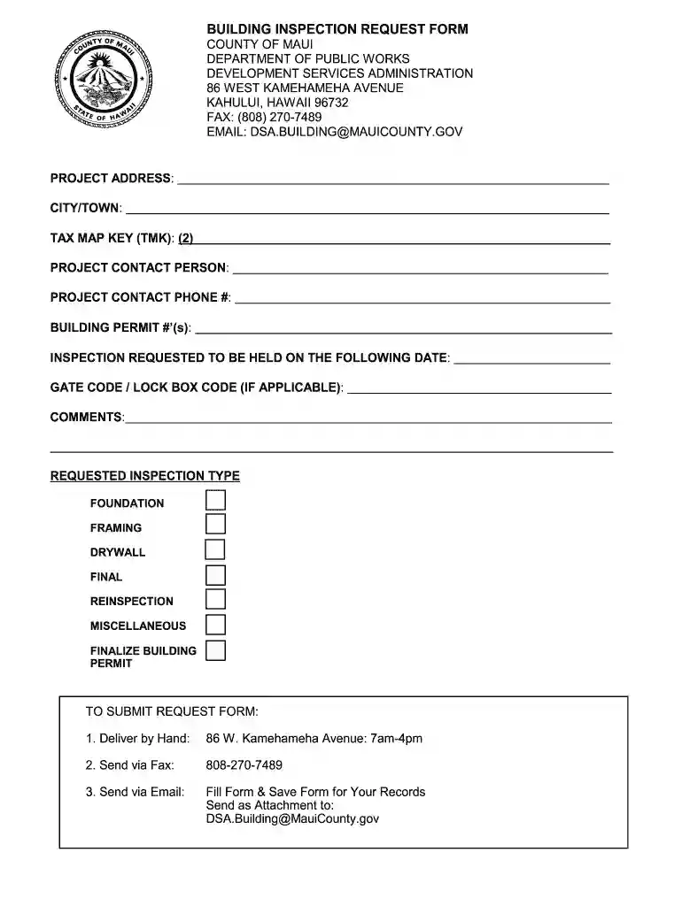 maui building permit Preview on Page 1