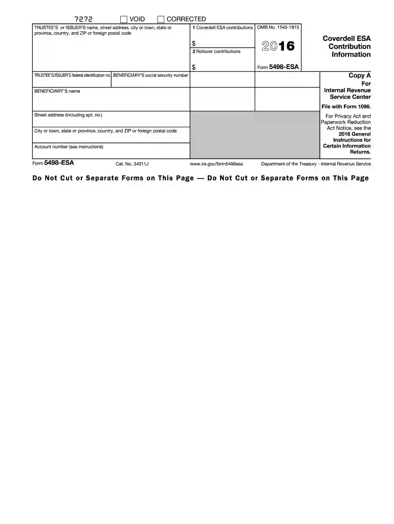form esa 2016 Preview on Page 1