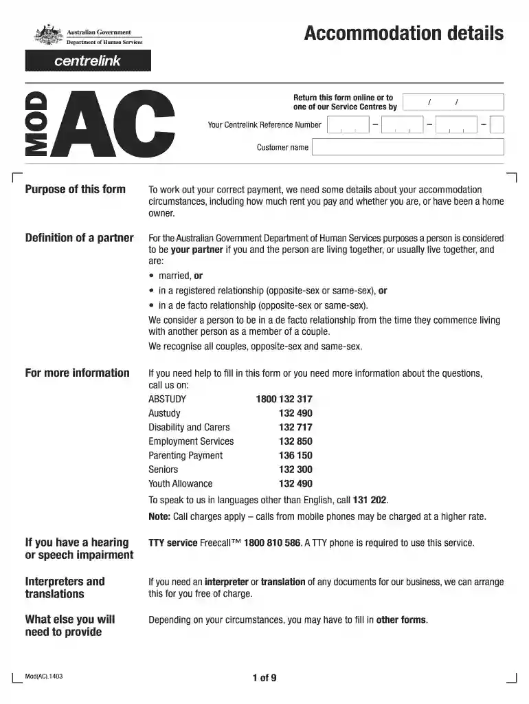 mod c form Preview on Page 1