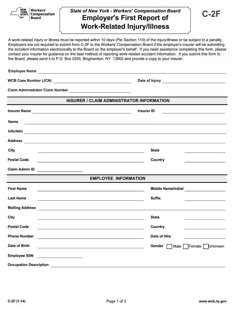 c2f form Preview on Page 1