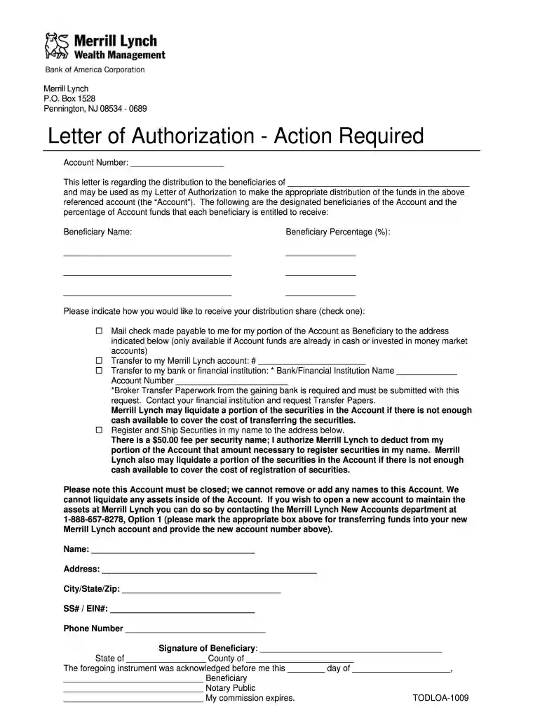 beneficiary confirmation letter sample Preview on Page 1