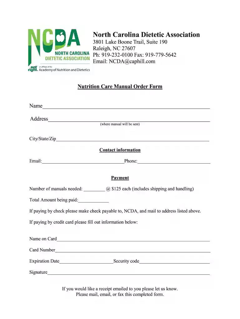 North Carolina Dietetic Association - ncdamemberclicksnet - ncda memberclicks Preview on Page 1