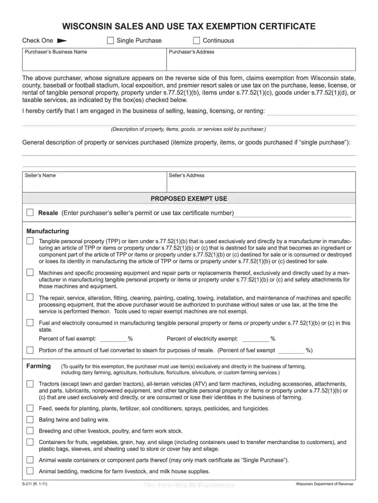 tax exempt fillable formDocHubcom 2011 Preview on Page 1
