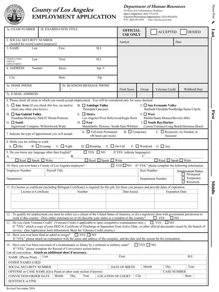 how to fill out a job application Preview on Page 1
