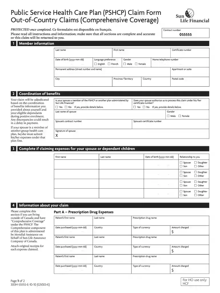 public service health care plan for pensioners sun life login Preview on Page 1