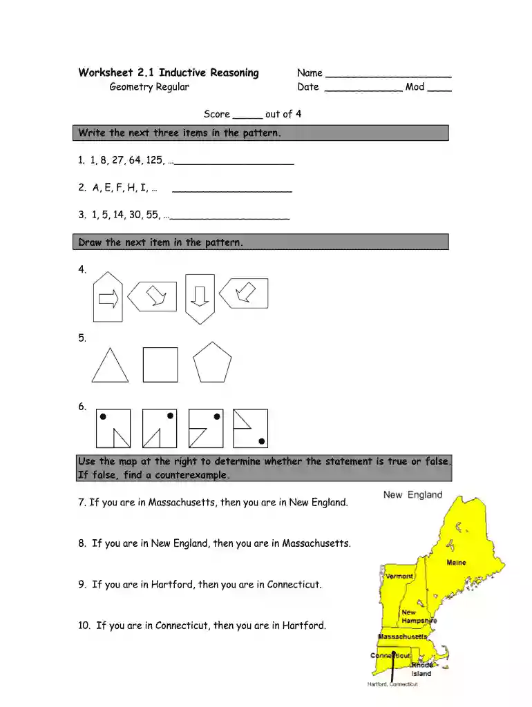 inductive reasoning Preview on Page 1