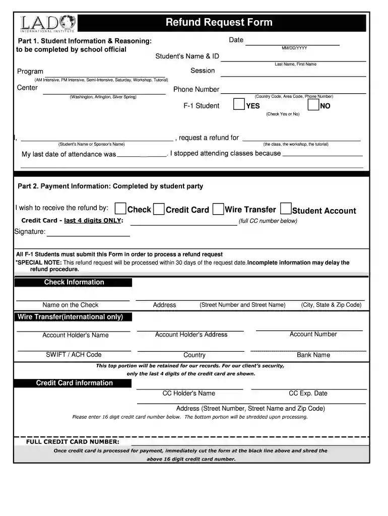 student registration form Preview on Page 1