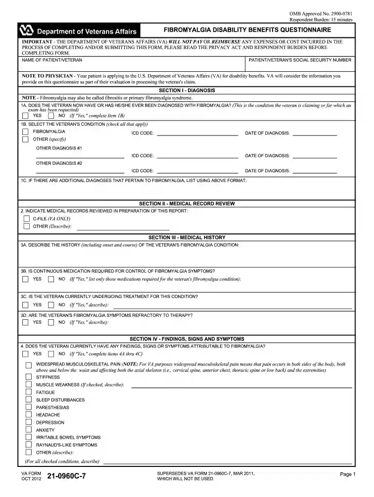 va disability claim Preview on Page 1