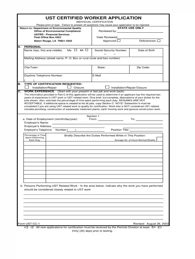 deq louisiana Preview on Page 1