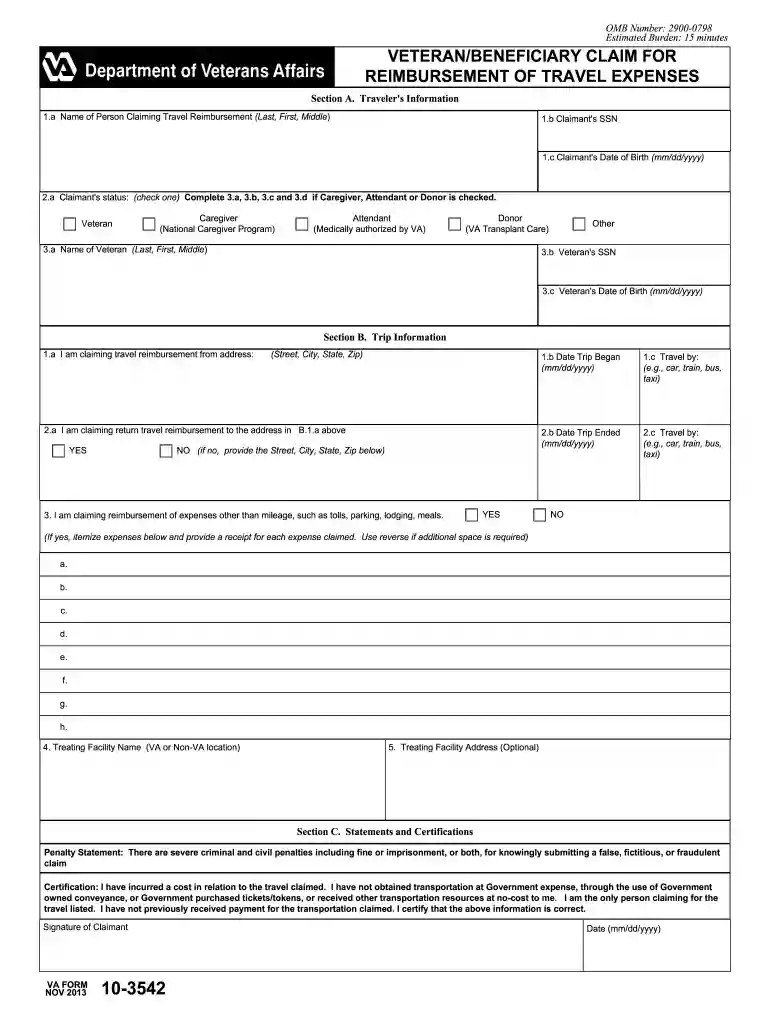 va form 10079 Preview on Page 1