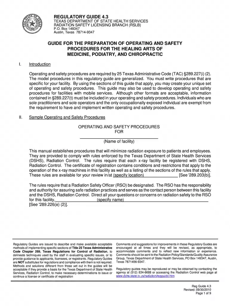 regulatory guide 4 3 Preview on Page 1