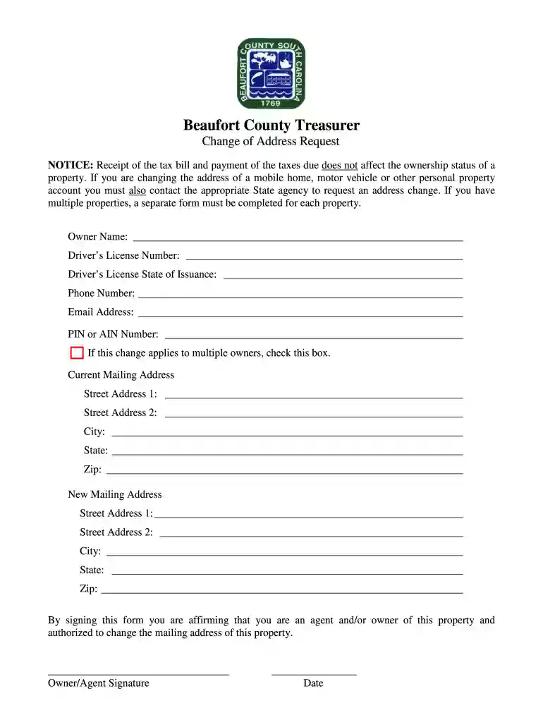 south carolina change address Preview on Page 1