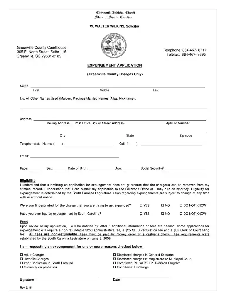 free expungement forms ohio Preview on Page 1
