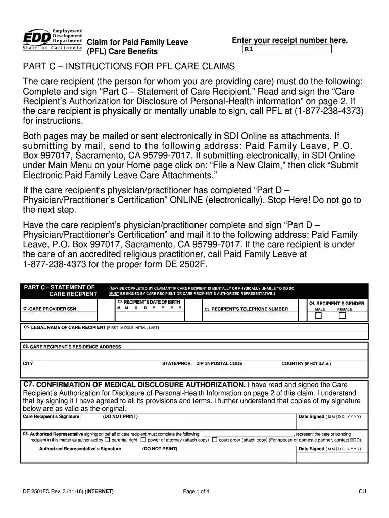 de2501f form Preview on Page 1