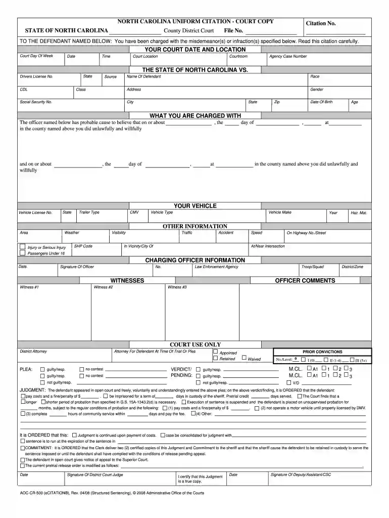 nc uniform citation Preview on Page 1