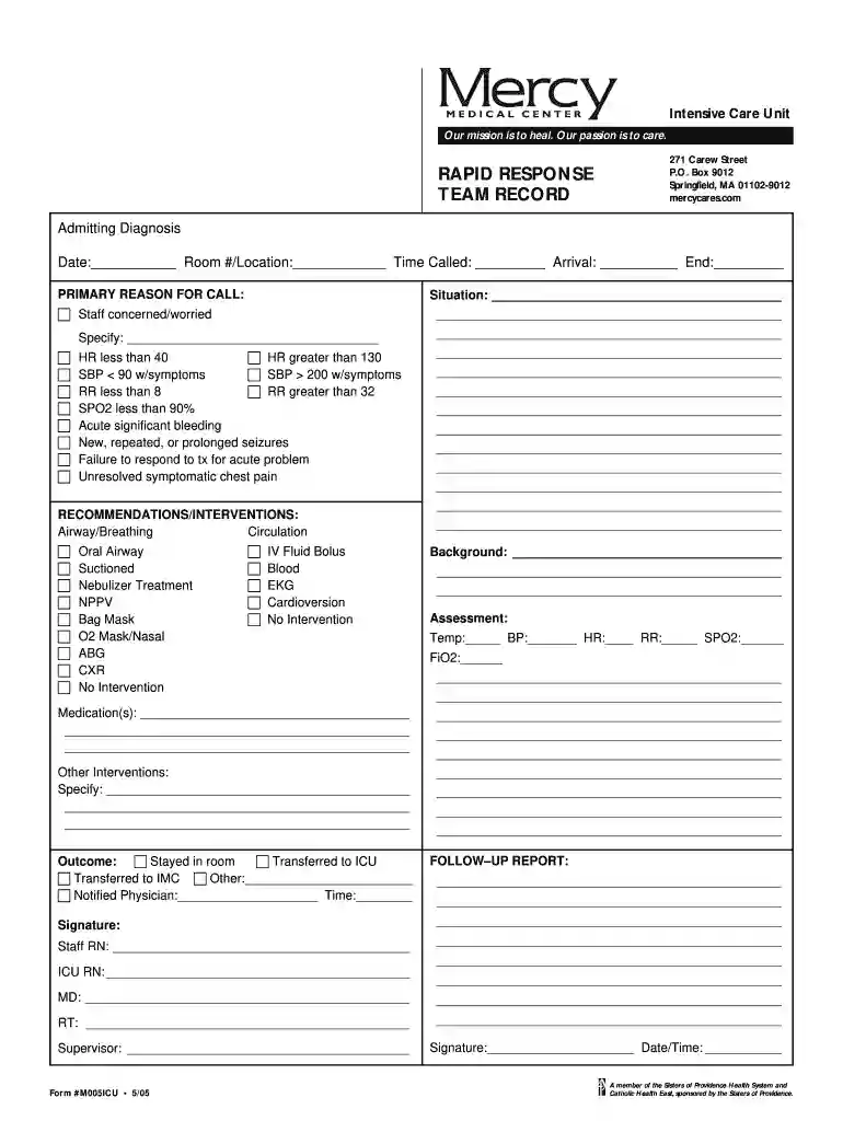 rapid response documentation Preview on Page 1