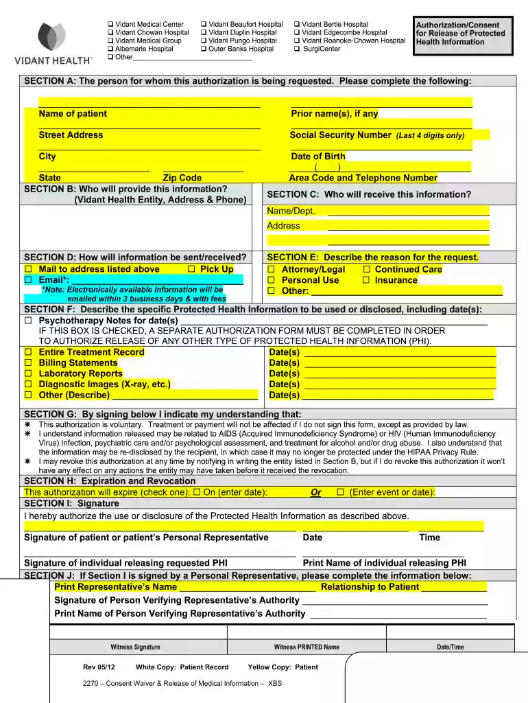 my vidant chart Preview on Page 1