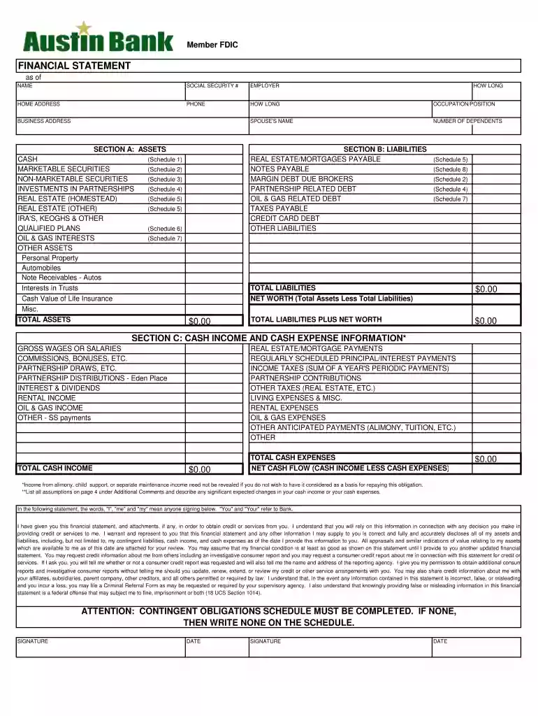 austin bank online checking account Preview on Page 1