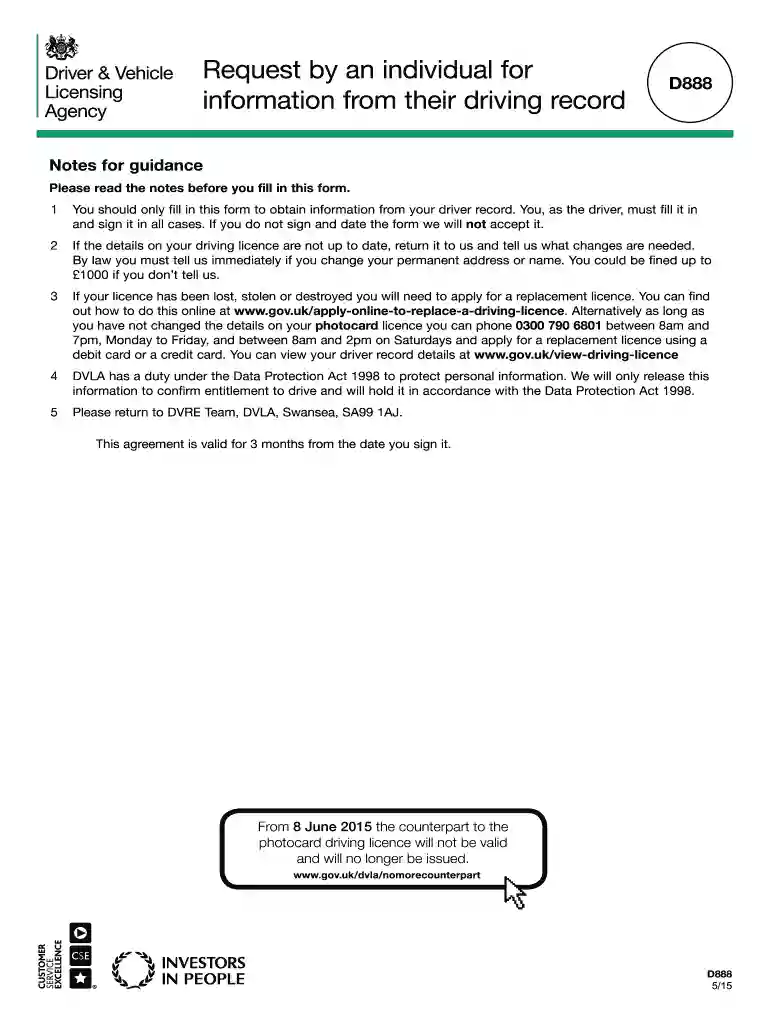 d888 form 2013 Preview on Page 1