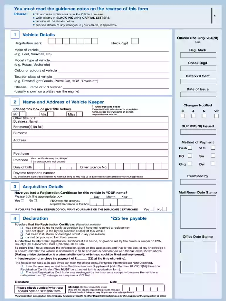 v62 form Preview on Page 1