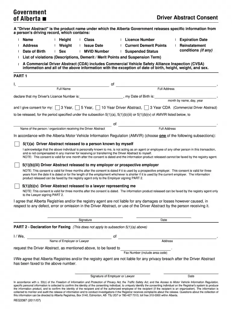 drivers abstract alberta Preview on Page 1